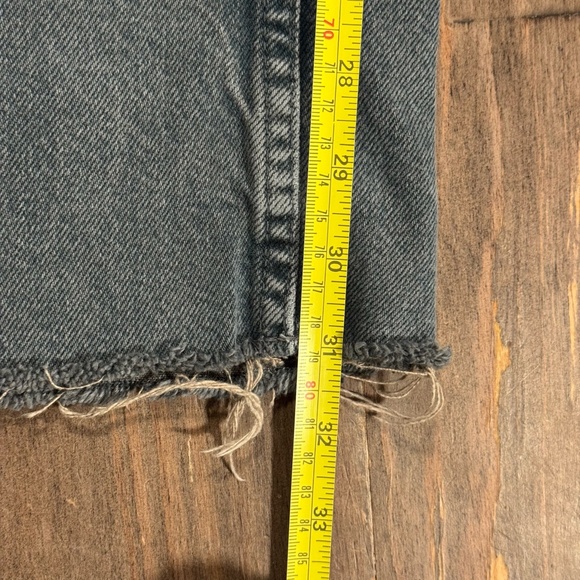 Zara High Rise Wide Leg Jeans (Grey) - Picture 5 of 7